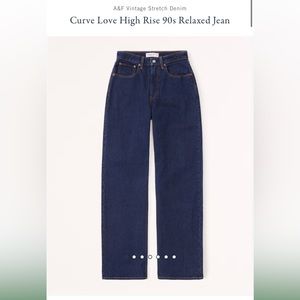 Abercrombie 90’s relaxed jean CURVE LOVE